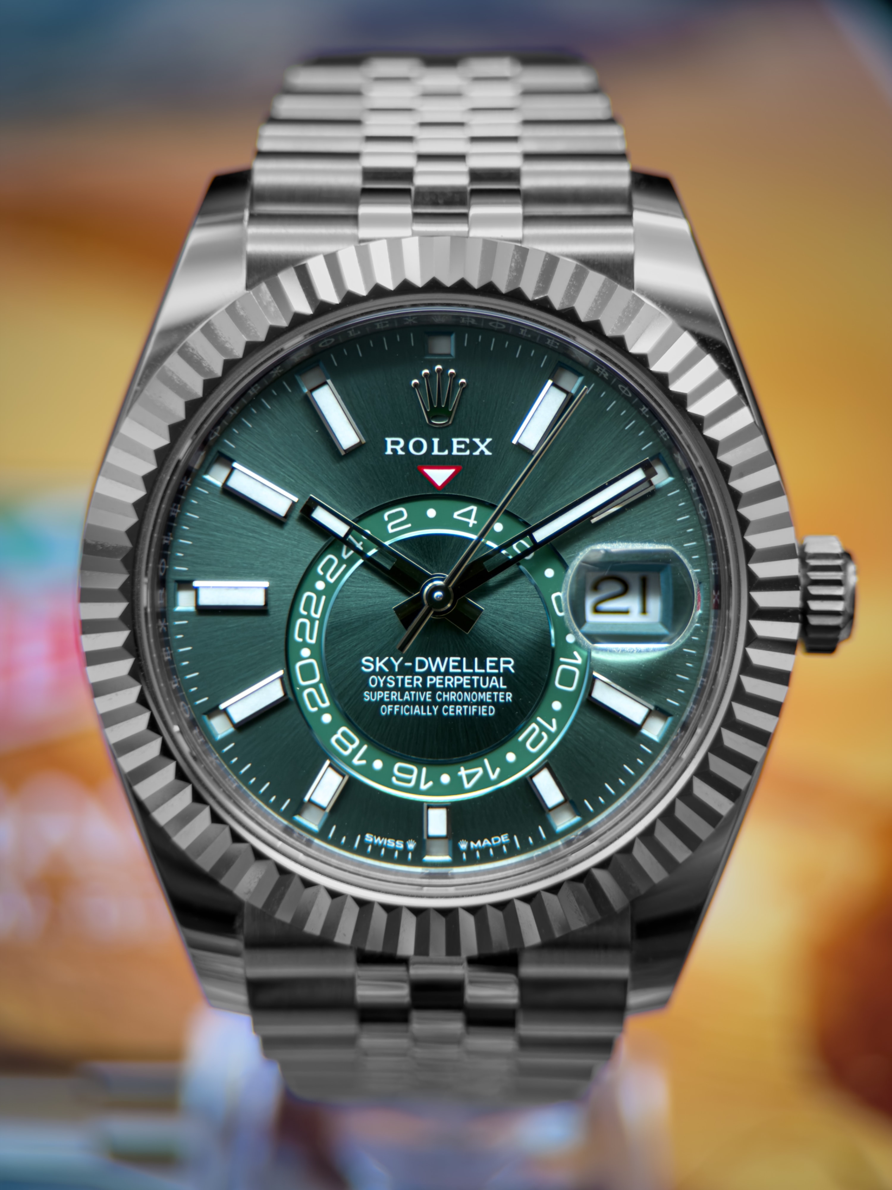 Rolex Sky-Dweller 336934, mint green dial, photo 1 of 10